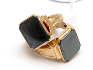 Pawnitems, Lot of gold with stones 18K defect 10,2g, in auction: Pawn – Tuesday 31 July 2012