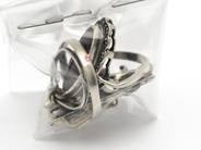 Pawnitems, Lot of silver 925/1000 with stone defect 14,3g, in auction: Pawn – Tuesday 31 July 2012