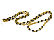 Pawnitems, Necklace 22K with haklås 67cm with stones gross weight 18,7g, in auction: Pawn – Tuesday 31 July 2012