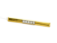Pawnitems, Tie pin 23K engraved/damaged, with stones 11,1g, in auction: Pawn – Tuesday 31 July 2012