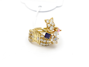 Pawnitems - Lot of gold 18K damaged, with stones 6,9g - View 1