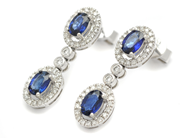 Jewellery - EARRINGS, 18K white gold - View 1