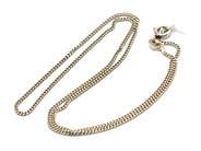 Pawnitems, Necklace, "curb" silver 40cm 2,8g, in auction: Pawn – Tuesday 4 December 2012