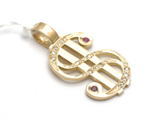 Lot - Pendant 18K 17,4g with diamonds 24xca0,01-0,08ct - View 1