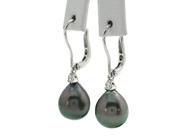 Jewellery - PEARL EARRINGS, 18K white gold - View 1