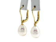 Jewellery - PEARL EARRINGS, 18K gold - View 1