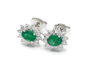 Jewellery - EARRINGS, 18K white gold - View 1