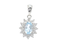 Jewellery - PENDANT, 18K white gold - View 1