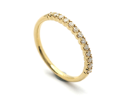 Jewellery - ETERNITY RING, 18K gold - View 1