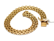 Jewellery, Bracelet X-bracelet 18K 20cm 16,1g, in auction: Pawn – Tuesday 17 September 2013