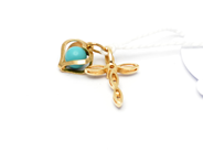 Jewellery - Charms 2 items 18K with stones 1,3g - View 1