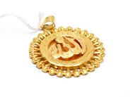 Jewellery, Pendant 21K 9g, engraved, in auction: Pawn – Tuesday 1 October 2013