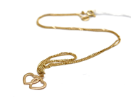 Lot, Necklace "curb" 43cm Charm 18K 2g, in auction: Pawn – Tuesday 5 November 2013