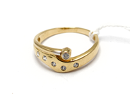 Jewellery, Ring 18K with stones Ø18 3,2g, in auction: Pawn – Tuesday 5 November 2013