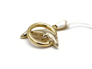 Jewellery, Pendant 14K rose gold/white gold Dolphin 2,4g, in auction: Pawn – Tuesday 5 November 2013