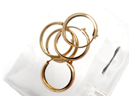 Lot, Earrings 5 items 18K damaged 1,5g, in auction: Pawn – Tuesday 5 November 2013