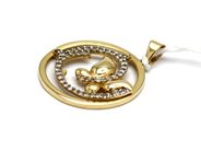 Jewellery, Pendant 18K with stones 2,5g, in auction: Pawn – Tuesday 5 November 2013