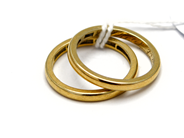 Lot, Rings 2 items 23K engraved 8,2g, in auction: Pawn – Tuesday 5 November 2013