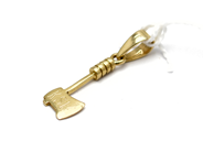 Jewellery, Pendant yxa 14K 1,3g engraved, in auction: Pawn – Tuesday 5 November 2013