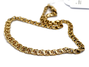 Jewellery, Necklace Bismarck 18K 29,7g (mittdelen stiff), in auction: Pawn – Tuesday 5 November 2013