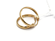 Jewellery, Earrings one pair 18K 0,8g, in auction: Pawn – Tuesday 5 November 2013