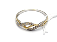 Jewellery, Ring 18K 1,8g Ø19 with eight cut diamonds 10xca.0,005ct, in auction: Pawn – Tuesday 5 November 2013