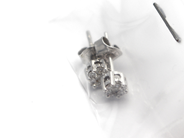 Jewellery, Earrings vitugld 18K 1,4g with diamonds 14xca.0,01ct, in auction: Pawn – Tuesday 5 November 2013