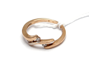 Jewellery, Ring 14K 2,1g Ø15¾ with stones, in auction: Pawn – Tuesday 5 November 2013
