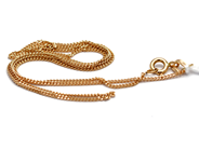 Jewellery, Necklace 18K "curb" 45cm 2,6g, in auction: Pawn – Tuesday 5 November 2013