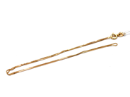 Jewellery, Necklace 18K Box-chain 38cm 1,3g, in auction: Pawn – Tuesday 5 November 2013