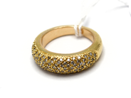 Jewellery, Ring 18K 7,5g Ø15¾ with diamonds ca90x0,005ct, in auction: Pawn – Tuesday 5 November 2013