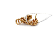 Jewellery, Earrings one pair 18K Bismarck 0,9g, in auction: Pawn – Tuesday 5 November 2013