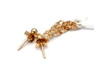 Jewellery, Earrings, one pair Bismarck 18K 1,1g, in auction: Pawn – Tuesday 5 November 2013