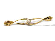 Jewellery, Earrings, one pair 18K 3,8g, in auction: Pawn – Tuesday 5 November 2013