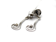 Jewellery, Earrings, one pair with stones 18K 1,8g, in auction: Pawn – Tuesday 5 November 2013