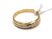 Jewellery, Ring, small diamond Ø17 18K 1,9g, in auction: Pawn – Tuesday 5 November 2013