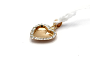 Jewellery, Pendant, stones heart 18K 0,2g, in auction: Pawn – Tuesday 5 November 2013