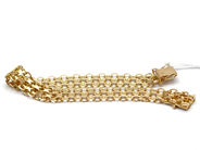 Jewellery, Bracelet, X-bracelet 19cm 18K 15,4g, in auction: Pawn – Tuesday 5 November 2013