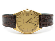 Watches, Men´s wristwatch Certina quartz with date, double small repeor on crystal and case back (battery change needed) with leather strap, in auction: Pawn – Tuesday 5 November 2013