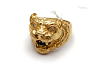 Jewellery, Ring, stones Ø19 skew 18K 16,1g, in auction: Pawn – Tuesday 5 November 2013