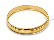 Jewellery, Bangle, Ø6cm somewhat skew 22K 9,3g, in auction: Pawn – Tuesday 5 November 2013