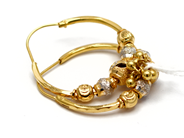 Jewellery, Earring, one pair 21K 6,1g, in auction: Pawn – Tuesday 5 November 2013