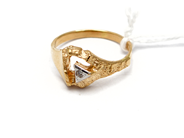 Jewellery, Ring, with diamond 1x approx 0,01ct Ø15 3/4 18K 2,6g, in auction: Pawn – Tuesday 5 November 2013