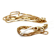 Jewellery, Necklace, 2 items 42cm 9K 3,4g, in auction: Pawn – Tuesday 5 November 2013
