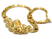 Jewellery, Necklace with small diamonds (a missing) 18K 41cm 55,0g, in auction: Pawn – Tuesday 5 November 2013