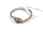 Jewellery, Ring white gold with small diamond STIGBERT 18K SIZE 17 1/2 1,7g, in auction: Pawn – Tuesday 5 November 2013