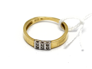 Jewellery, Ring with small diamonds 18K SIZE 17 2,8g, in auction: Pawn – Tuesday 5 November 2013