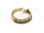 Jewellery, Ring with small diamonds 18K SIZE 17 4,1g, in auction: Pawn – Tuesday 5 November 2013