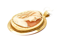 Jewellery, Pendant Cameo 18K 6,9g, in auction: Pawn – Tuesday 5 November 2013
