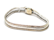 Jewellery, Bracelet Fantasy white gold 18K 18cm 22,6g, in auction: Pawn – Tuesday 5 November 2013
